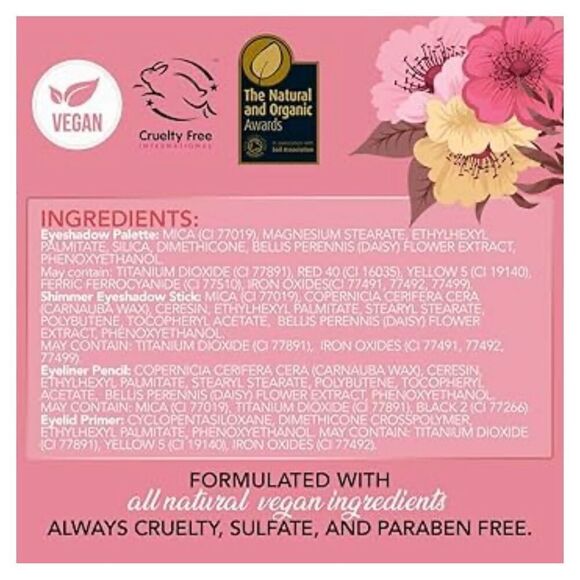 RACHEL COUTURE - NWT - "Get The Love" Kit in Natural. Eye Shadow Palette & More - Picture 4 of 9